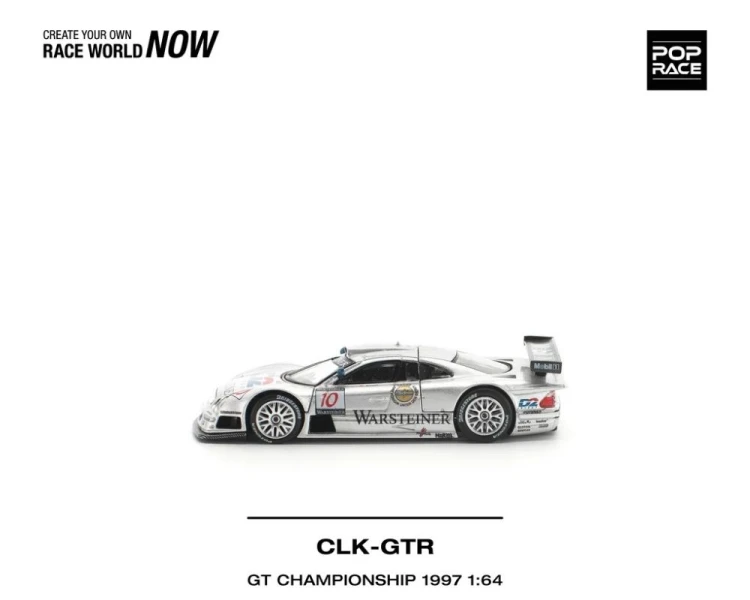 Pop Race Mercedes Benz AMG CLK GTR FIA GT Championship Silver PR640509