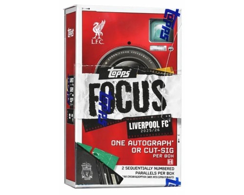 Topps Focus FC Liverpool 2025/26 Hobby Box