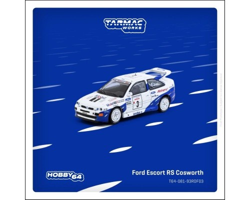 Tarmac Works Ford Escort RS Cosworth #3 Rallye de France Winner T64-081-93RDF03