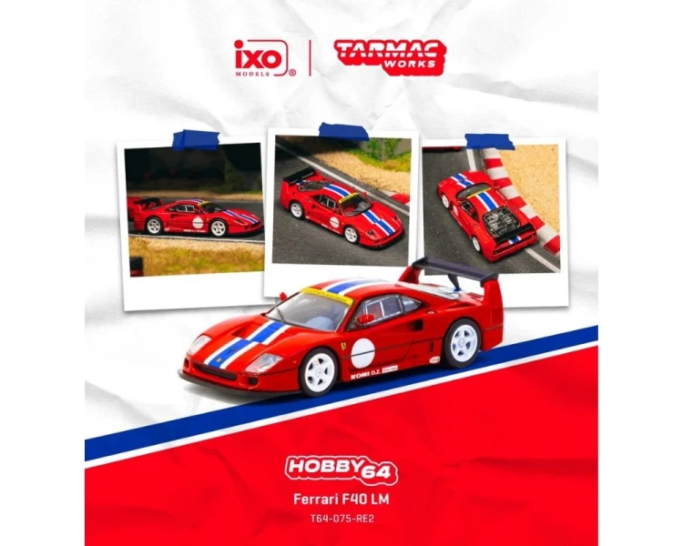 Tarmac Works Ferrari F40 LM Rosso Corsa T64-075-RE2