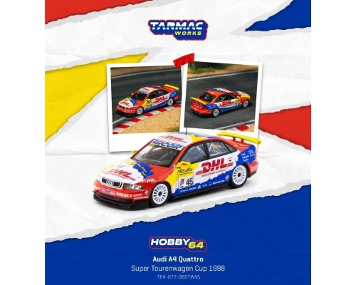 Tarmac Works Audi A4 Quattro #45 Super Tourenwagen Cup T64-077-98STW45