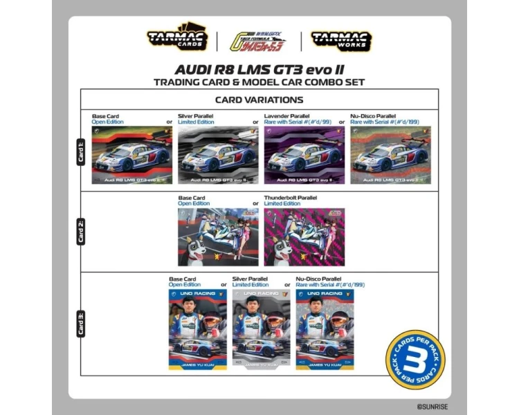 Tarmac Works Audi R8 LMS GT3 Evo II Macau GT Cup Uno Racing T64-043-24MGP30