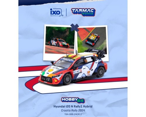 Tarmac Works Hyundai i20 N Rally1 Hybrid Croatia Rally T64-089-24CR11