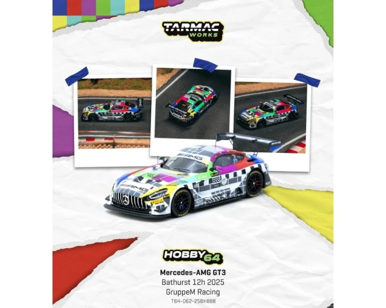 Tarmac Works Mercedes-AMG GT3 #888 Bathurst 12 Hrs GruppeM Racing T64-062-25BH888