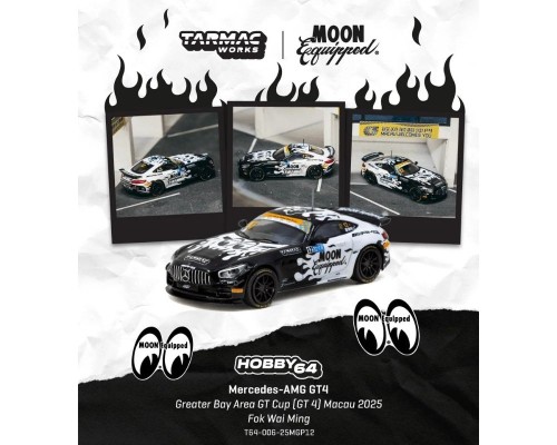 Tarmac Works Mercedes-Benz AMG GT GT4 GreaterBay Area #12 FOK WAI Ming GT Cup Macau T64-006-25MGP12