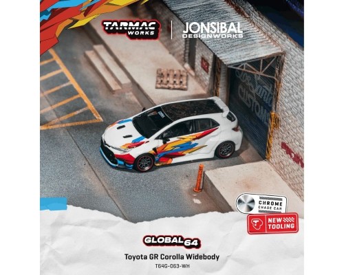 Tarmac Works Toyota Corolla GR Widebody White T64G-063-WH