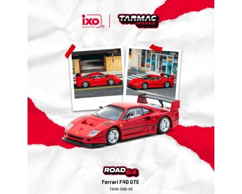 Tarmac Works Ferrari F40 GTE Red T64R-088-RE