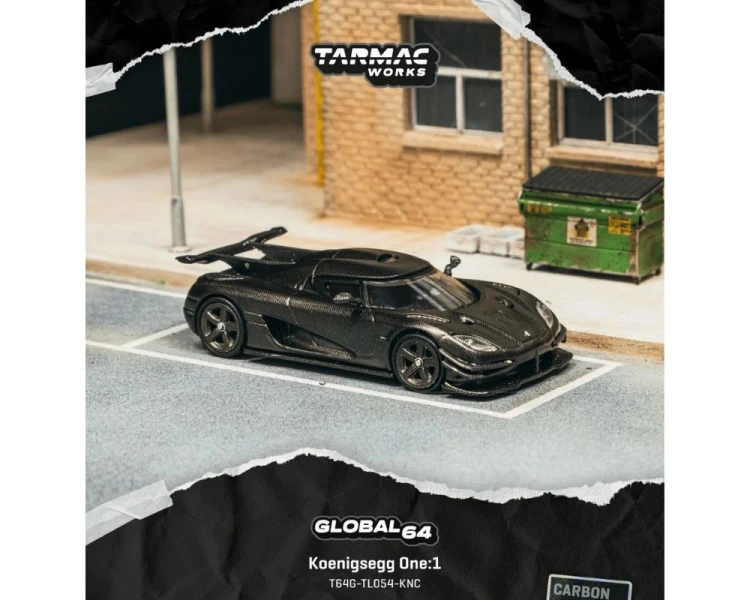 Tarmac Works Koenigsegg One:1 KNC Black T64G-TL054-KNC