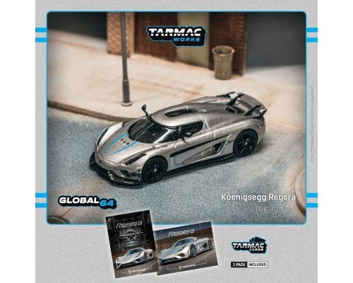 Tarmac Works Koenigsegg Regera Silver Metallic T64G-TL017-SL