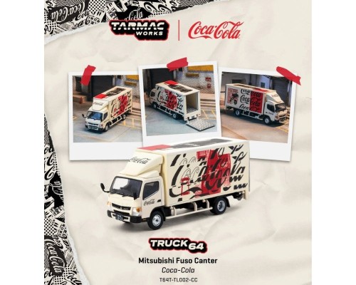 Tarmac Works Mitsubishi Fuso Canter Coca-Cola T64T-TL002-CC