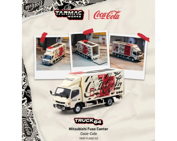 Tarmac Works Mitsubishi Fuso Canter Coca-Cola T64T-TL002-CC