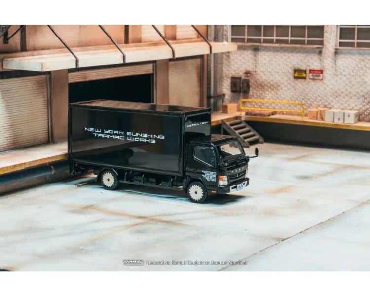 Tarmac Works Mitsubishi Fuso Canter Box Truck New York Sunshine T64T-TL002-NYS