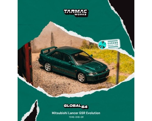 Tarmac Works Mitsubishi Lancer GSR Evolution Green Metallic T64G-048-GR