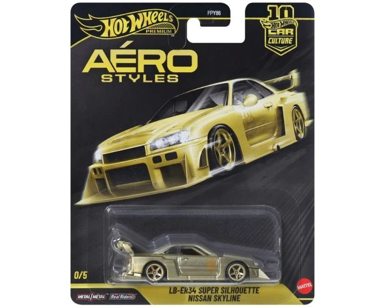 Hot Wheels Premium Car Culture Aerostyles LB-ER34 Super Silhouette Nissan Skyline JKF36 CHASE