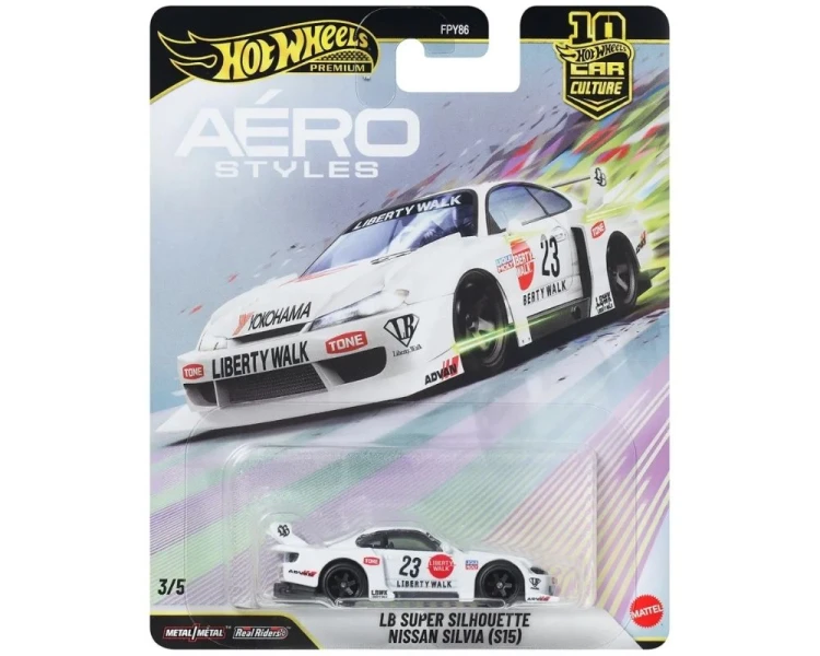 Hot Wheels Premium Car Culture Aerostyles LB Super Silhouette Nissan Silvia S15 JKF34