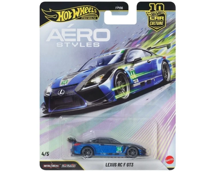 Hot Wheels Premium Car Culture Aerostyles Lexus RC F GT3 JKF35