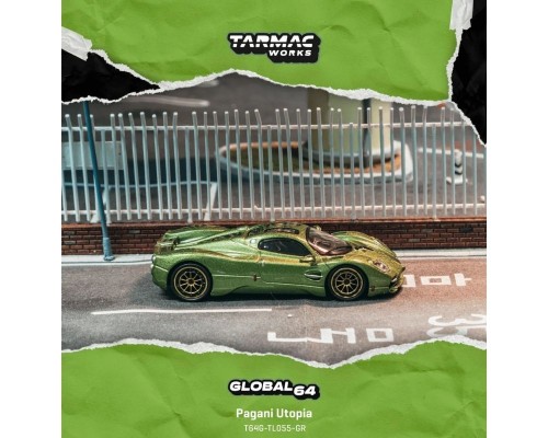 Tarmac Works Pagani Utopia Green T64G-TL055-GR