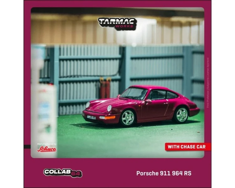 Tarmac Works Porsche 911 964 RS Ruby Star T64S-017-RS