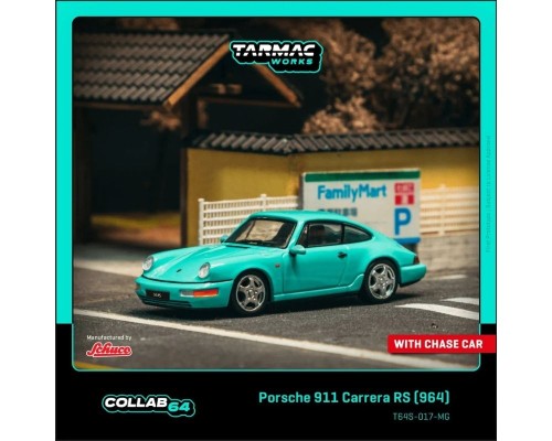 Tarmac Works Porsche 911 Carrera RS 964 Mint Green T64S-017-MG