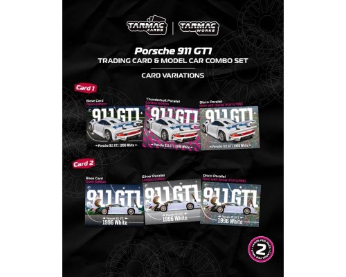 Tarmac Works Porsche 911 GT1 White T64P-004-WH