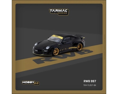 Tarmac Works Porsche RWB 997 Black T64-TL057-BK