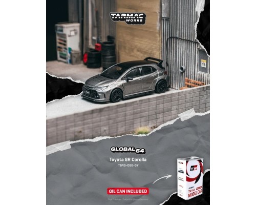 Tarmac Works Toyota GR Corolla Grey T64G-066-GY