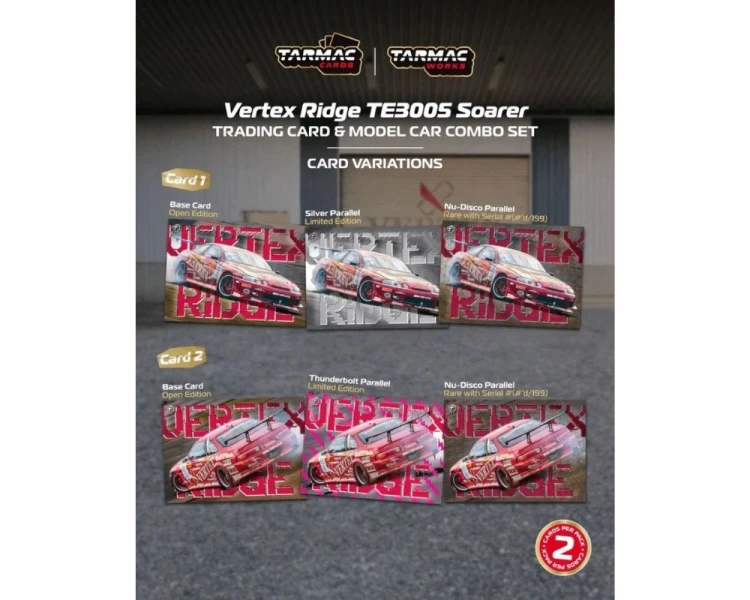 Tarmac Works Toyota Soarer Vertex Ridge TE3005 Red T64G-080-TE3005