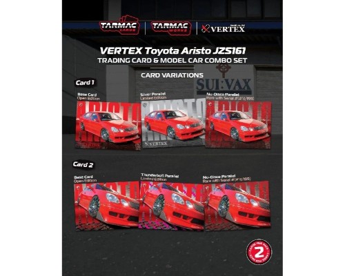 Tarmac Works Vertex Toyota Aristo JZS161 Red T64G-081-RE