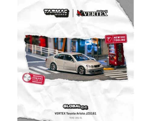 Tarmac Works Vertex Toyota Aristo JZS161 Silver T64G-081-SL