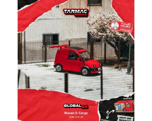 Tarmac Works Nissan S Cargo Red T64G-073-RE
