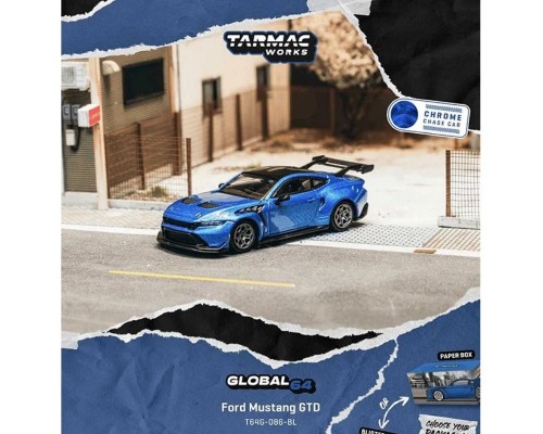 Tarmac Works Ford Mustang GTD Blue T64G-086-BL