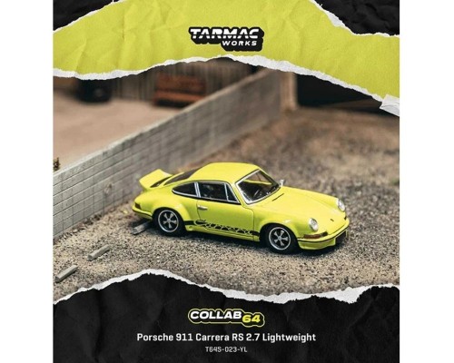 Tarmac Works Porsche 911 Carrera RS 2.7 Lightweight Yellow T64S-023-YL