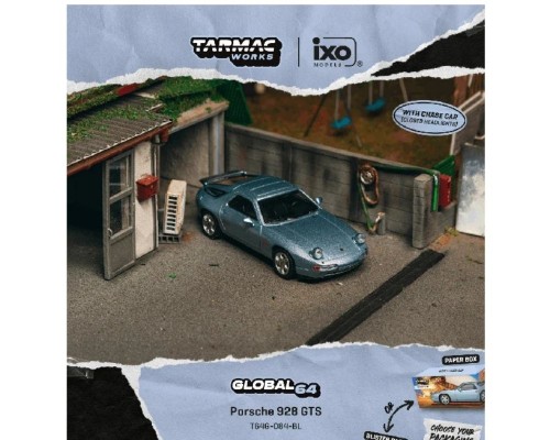 Tarmac Works Porsche 928 GTS Blue Metallic T64G-084-BL