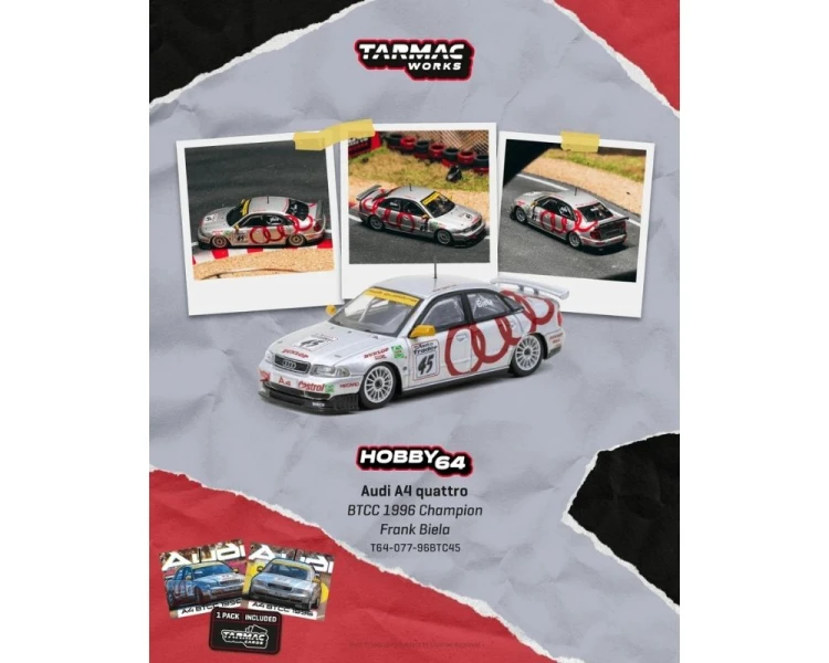 Tarmac Works Audi A4 Quattro #45 BTCC Champion T64-077-96BTC45