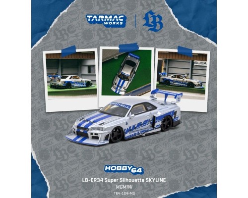 Tarmac Works Nissan Skyline GTR (ER34) LB Super Silhouette MGMini SEMA Show T64-104-MG