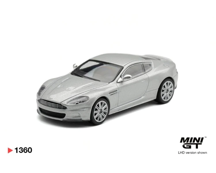 Mini GT #1360 Aston Martin DBS Lightning Silver MGT01360