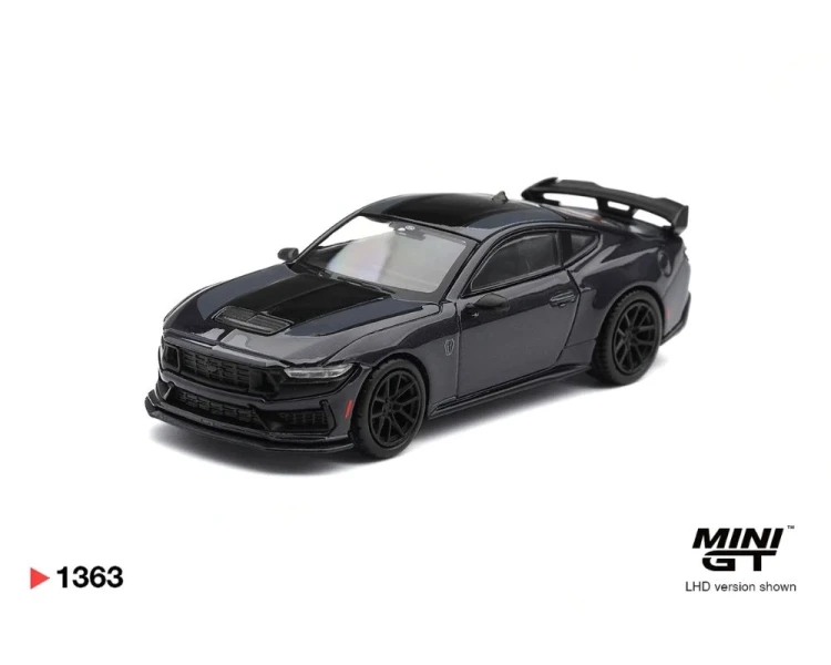 Mini GT #1363 Ford Mustang Dark Horse Blue Ember MGT01363