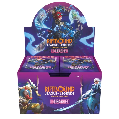 Riftbound League of Legends TCG Unleashed Booster Display