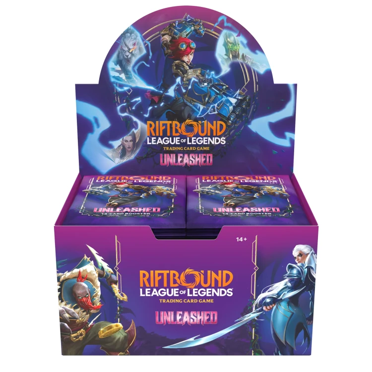Riftbound League of Legends TCG Unleashed Booster Display