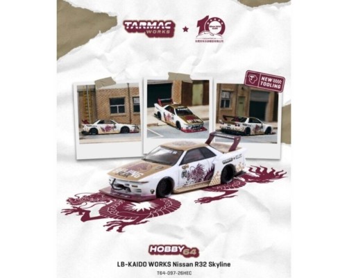 Tarmac Works LB-Kaido Works Nissan R32 Skyline CLDC Special Hobby Expo China 2026 T64-097-26HEC