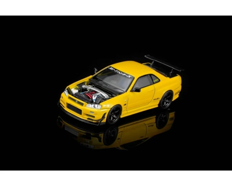 Motorhelix Nissan Skyline GT-R (R34) Customized GT Aero Kit Lightning Yellow M63475