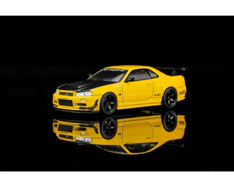 Motorhelix Nissan Skyline GT-R (R34) Customized GT Aero Kit Lightning Yellow M63475