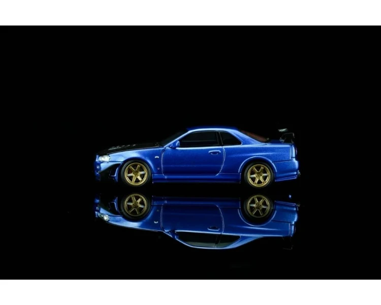 Motorhelix Nissan Skyline GT-R (R34) Customized GT Aero Kit Bayside Blue M63476