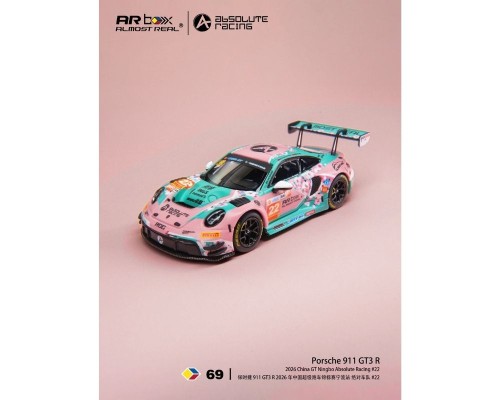 Almost Real Porsche 911 GT3 R #22 China GT Ningbo Absolute Racing 640007001