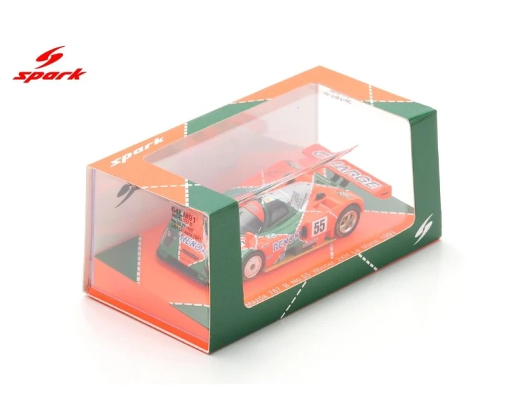 Spark Mazda 787B #55 24h Le Mans Orange Green 64LM91