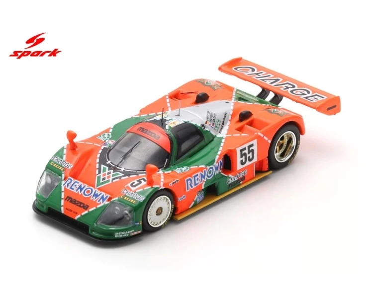 Spark Mazda 787B #55 24h Le Mans Orange Green 64LM91