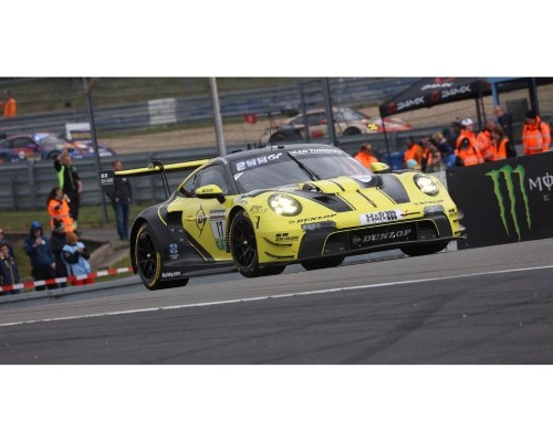 Spark Porsche 911 GT3 R (992) Evo26 #17 Dunlop Motorsport 24h Nurburgring Yellow Black 64S195