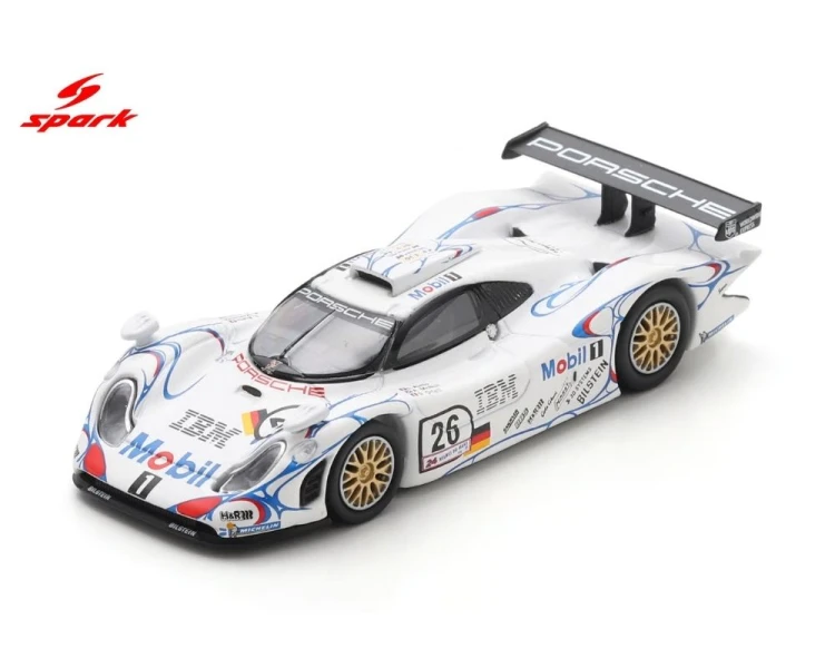 Spark Porsche 911 GT1 #26 24h Le Mans White 64LM98
