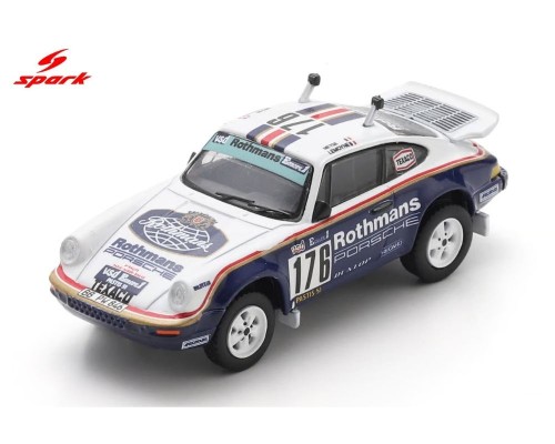 Spark Porsche 953 #176 Paris-Dakar Rally White Blue 64S240