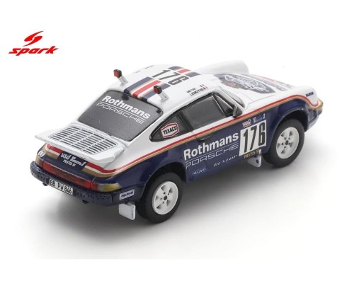 Spark Porsche 953 #176 Paris-Dakar Rally White Blue 64S240